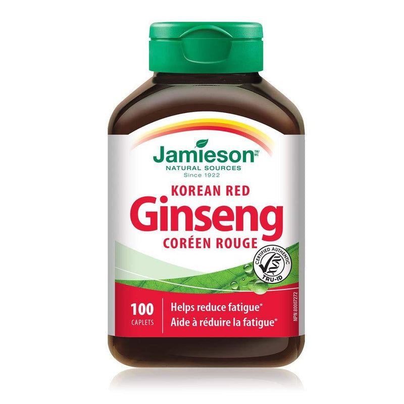 Jamieson Korean Red Ginseng 100 Caplets Image 1