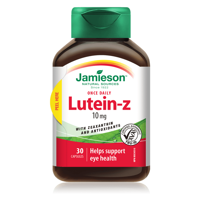Jamieson Lutein-z 10 mg 30 Capsules Image 1