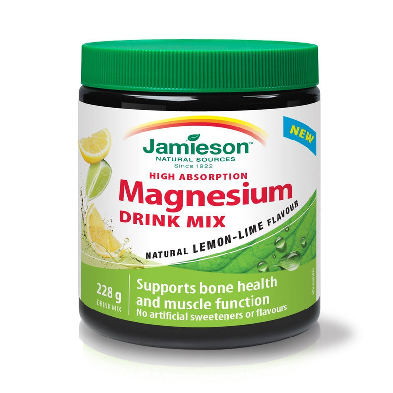 Jamieson Magnesium Drink Mix - Lemon 228 g Image 1