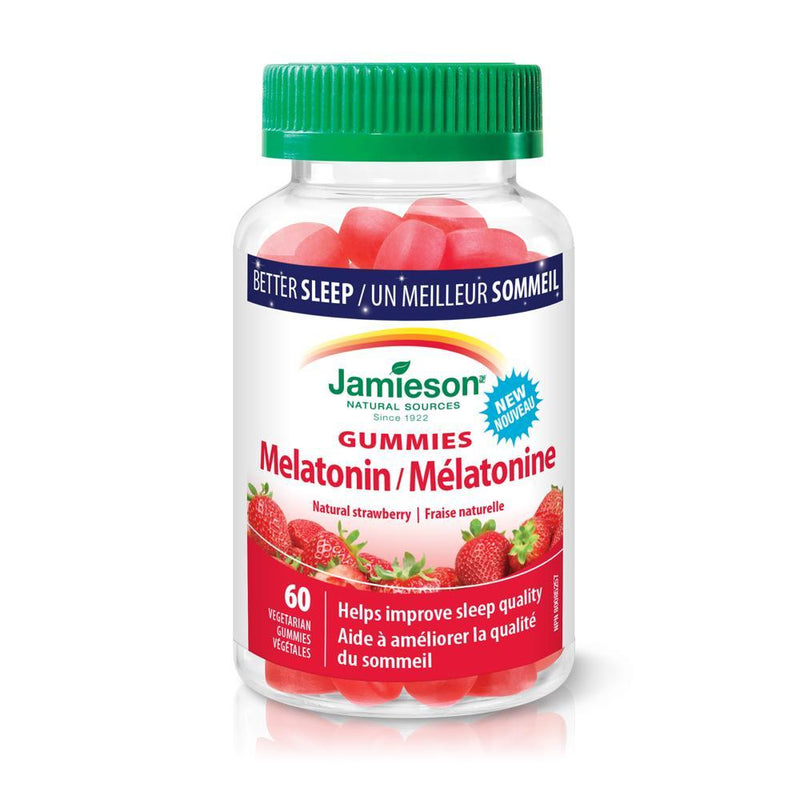 Jamieson Melatonin - Strawberry 60 Gummies Image 1