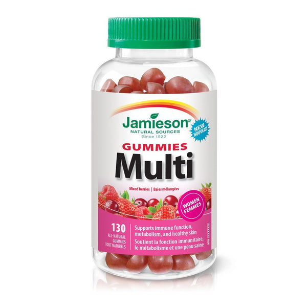 Jamieson Multi For Women - Mixed Berries 130 Gummies Image 1