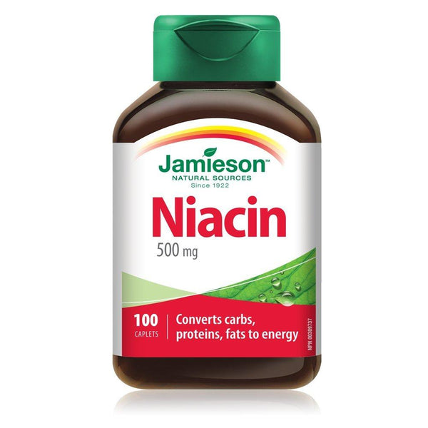 Jamieson Niacin 500 mg 100 Caplets Image 1