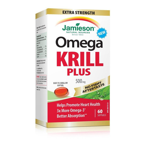 Jamieson Omega Krill Plus 60 Softgels Image 1