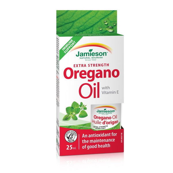 Jamieson Oregano Oil with Vitamin E Extra Strength 25 mL Image 1