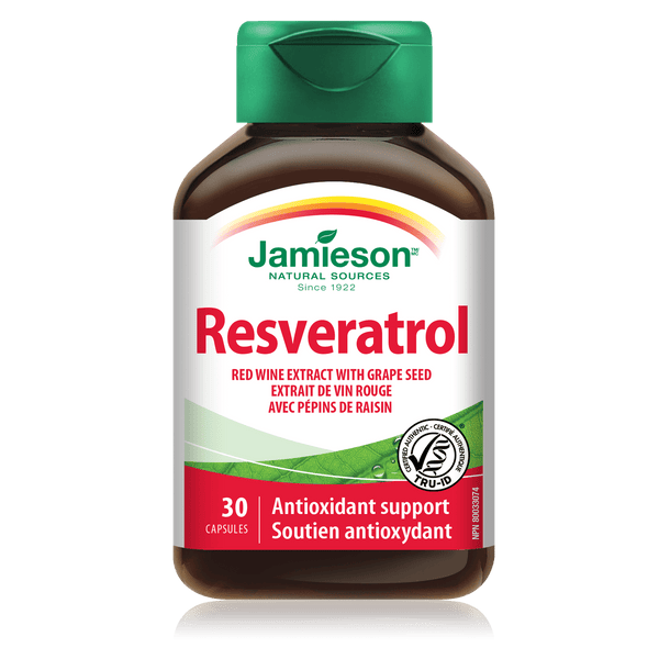 Jamieson Resveratrol 30 Capsules Image 1