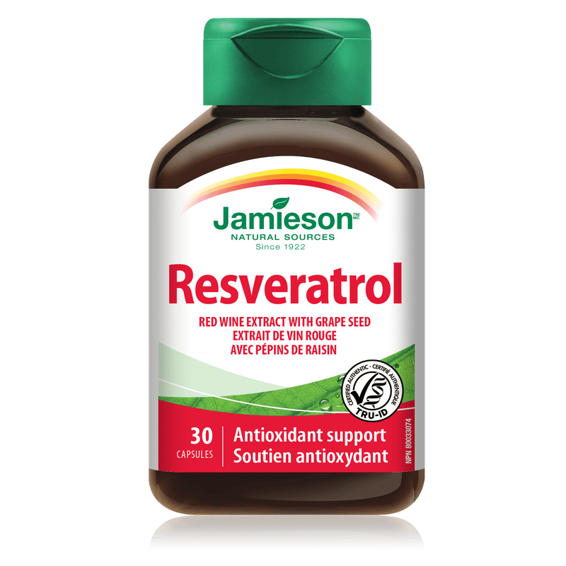 Jamieson Resveratrol 30 Capsules Image 1