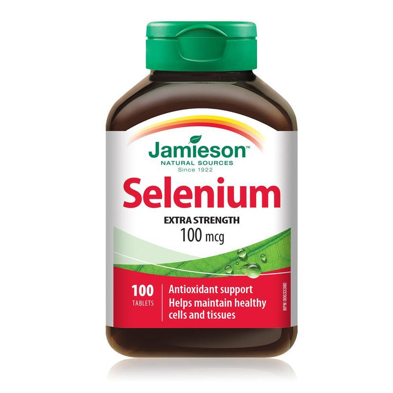 Jamieson Selenium Extra Strength mcg 100 Tablets Image 1