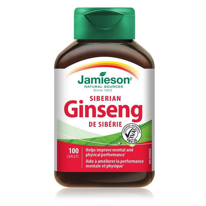 Jamieson Siberian Ginseng 100 Caplets Image 1