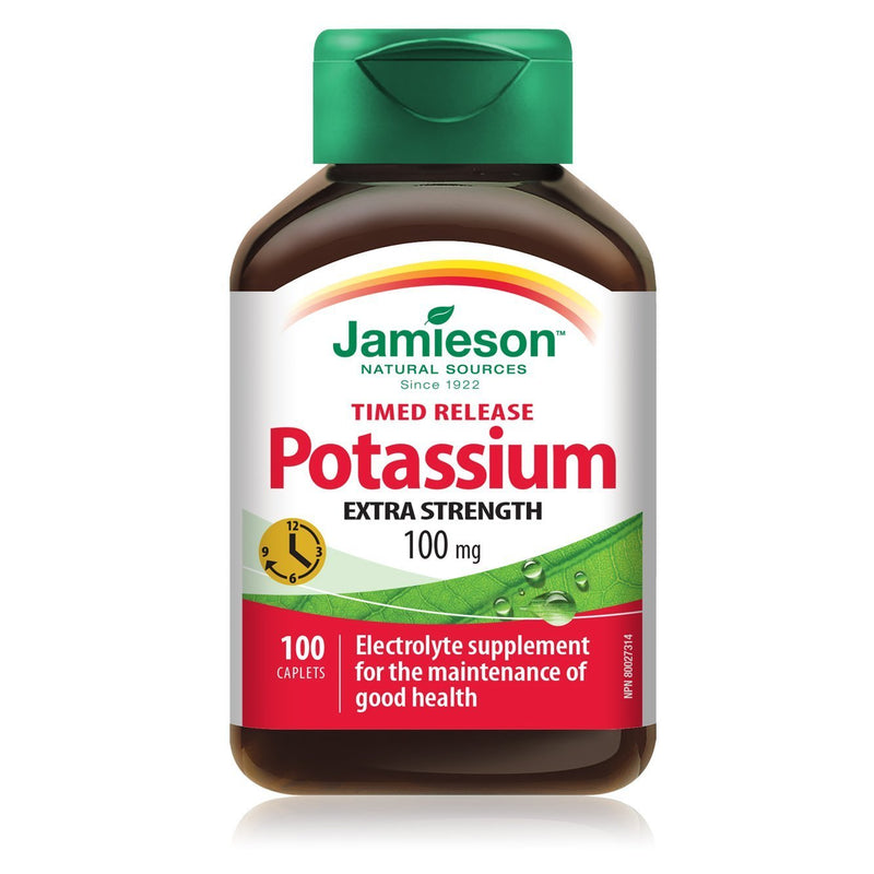 Jamieson Timed Release Potassium Extra Strength mg 100 Caplets Image 1