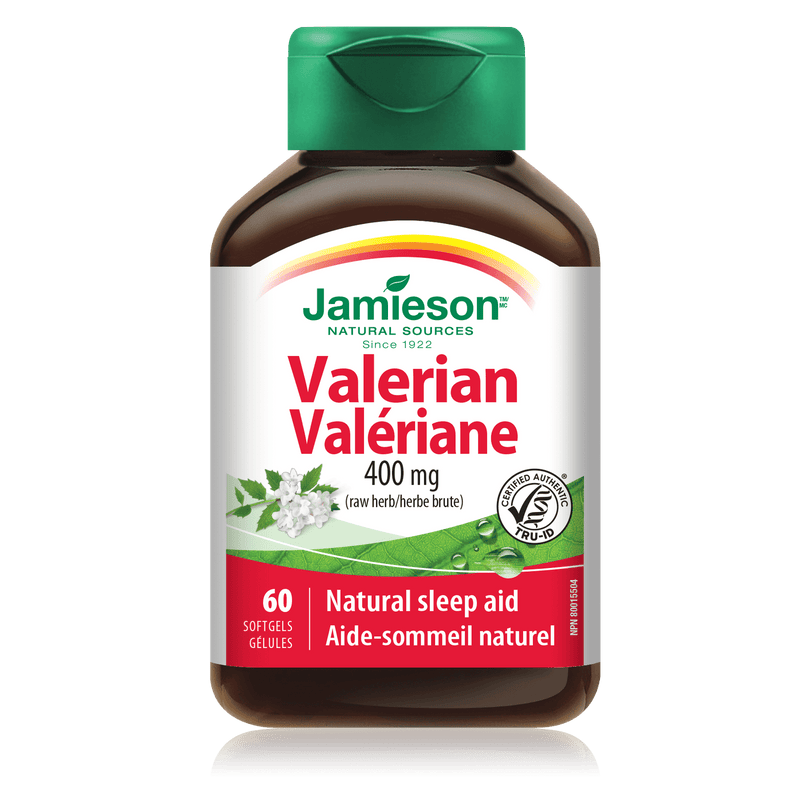 Jamieson Valerian 400 mg 60 Softgels Image 1