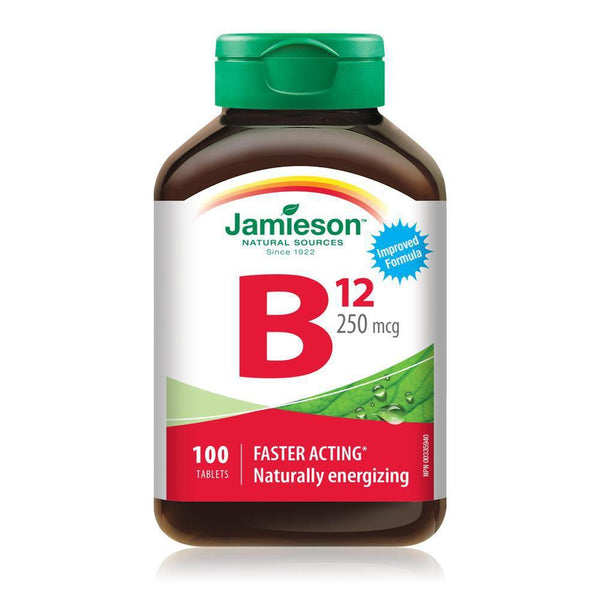 Jamieson Vitamin B12 250 mcg 100 Tablets Image 1
