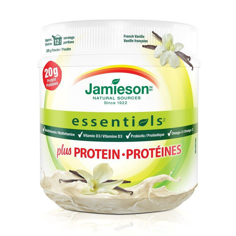 Jamieson Whey Protein plus Essentials - French Vanilla 325 g Image 1