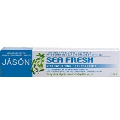 Jason Natural Products Fresh Strengthening Toothpaste - Deep Sea Spearmint 170 g Image 1