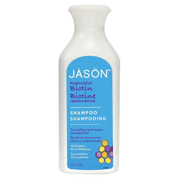 Jason Pure Natural Shampoo - Restorative Biotin 473 mL Image 1