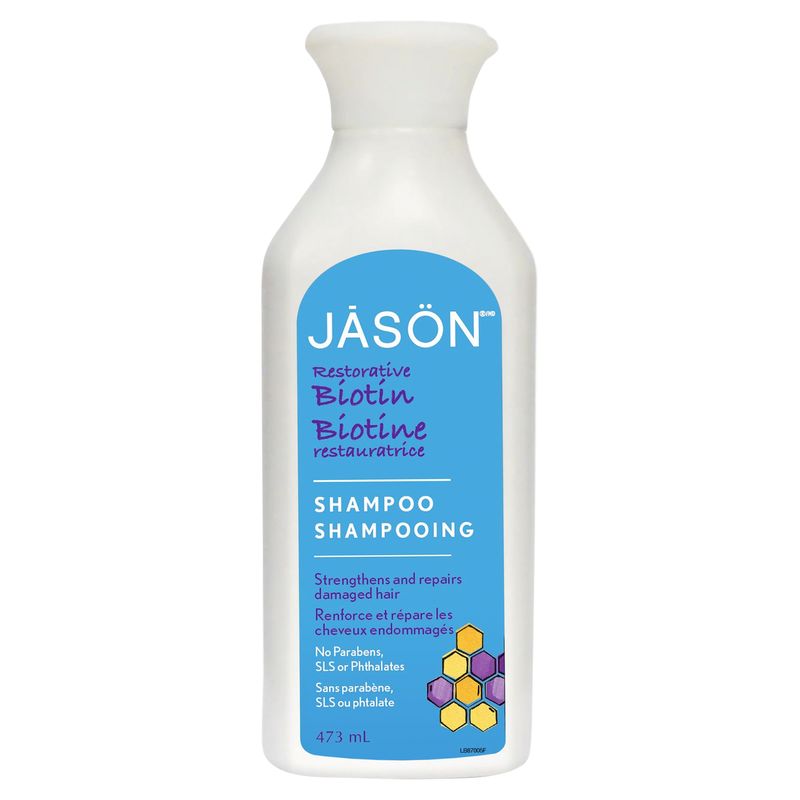 Jason Pure Natural Shampoo - Restorative Biotin 473 mL Image 1