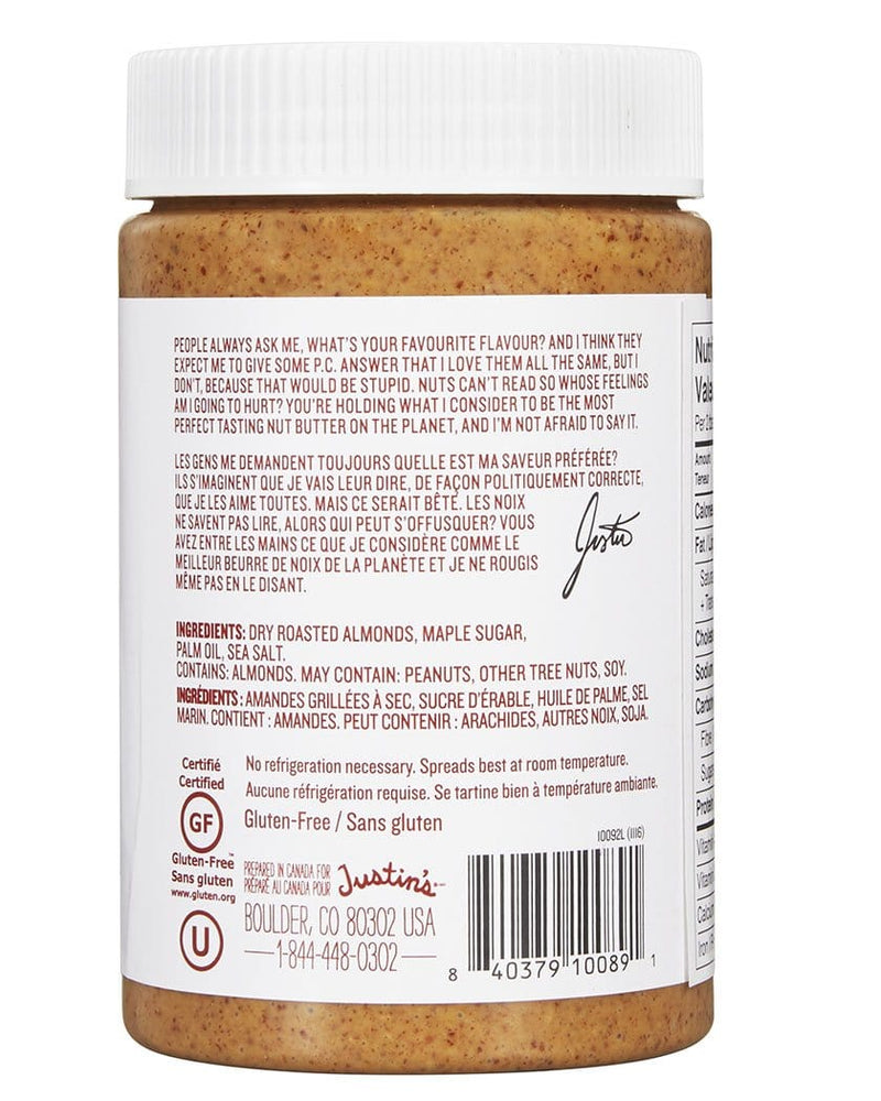 Justin's Maple Almond Butter 454 g Image 2