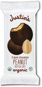 Justin's Organic Dark Chocolate Peanut Butter Cups Image 1
