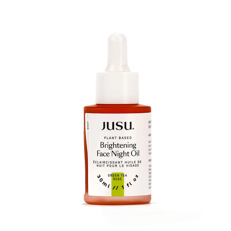 Jusu Plant Based Brightening Face Night Oil - Green Tea Rose 30 mL Image 1