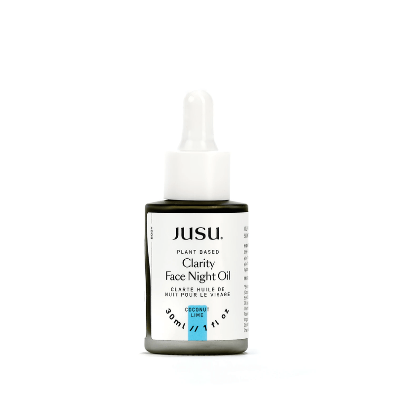 Jusu Plant Based Clarity Face Night Oil - Coconut Lime 30 mL Image 1