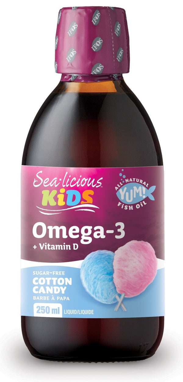 Karlene's Sea-licious Kids Omega-3 + Vitamin D - Cotton Candy Image 1