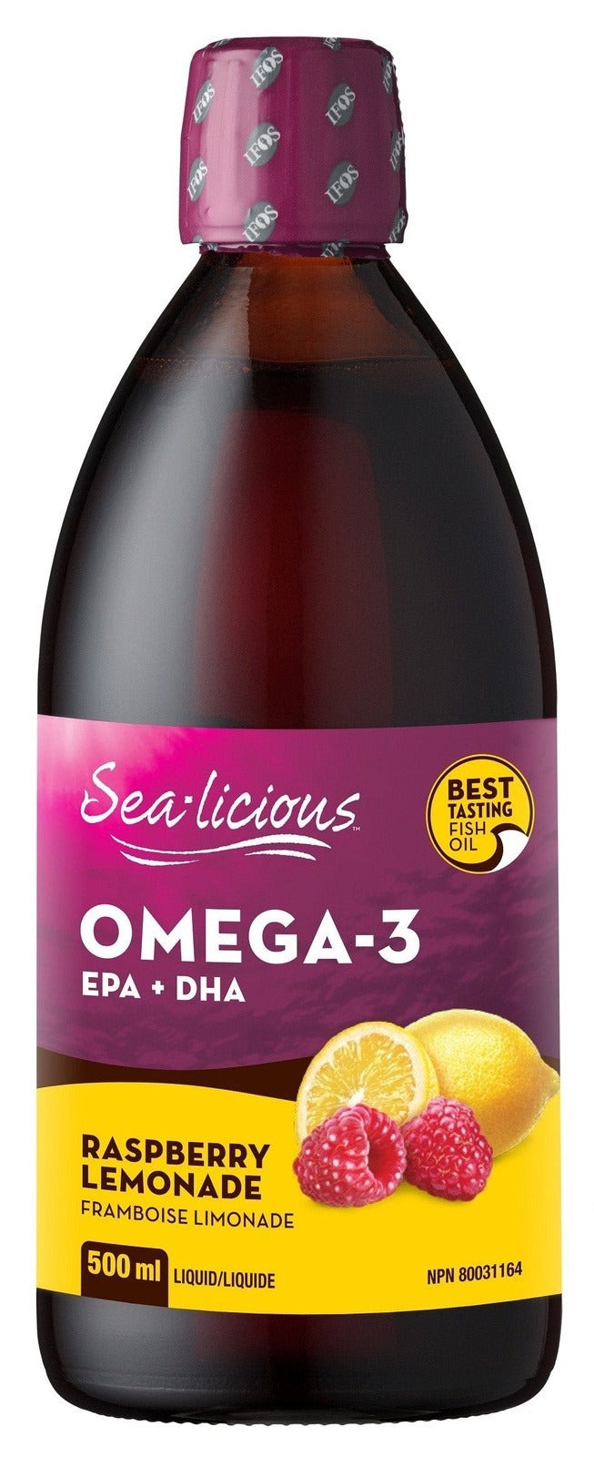 Karlene's Sea-licious Omega-3 with EPA + DHA - Raspberry Lemonade Image 2