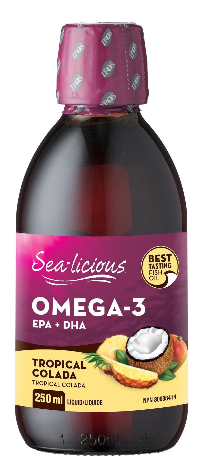 Karlene's Sea-licious Omega-3 with EPA + DHA - Tropical Colada Image 1
