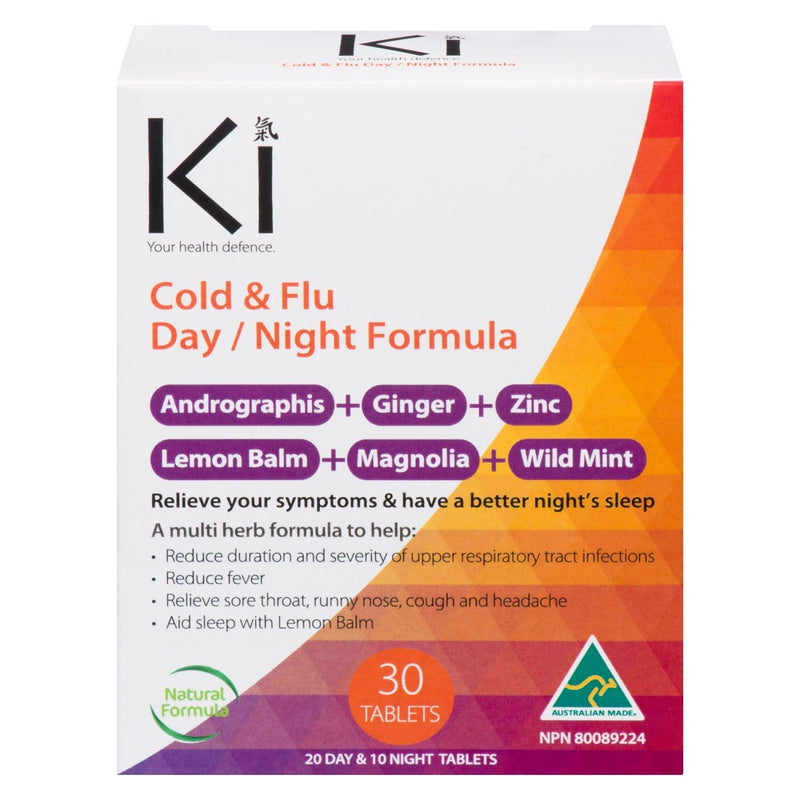 Ki Cold and Flu Day/Night Formula 30 Tablets Image 1