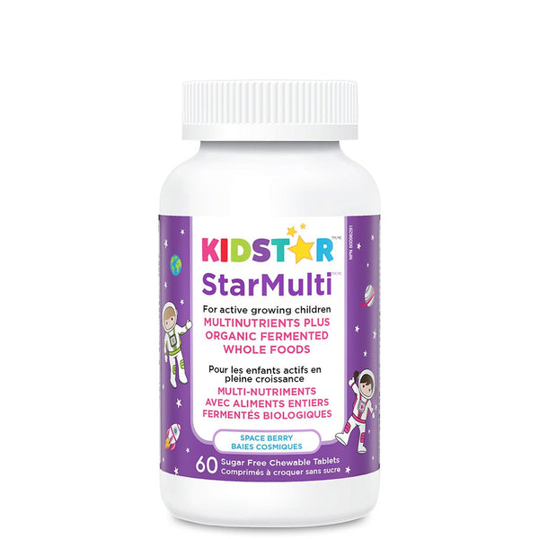 KidStar Nutrients StarMulti Multinutrients - Space Berry 60 Chewable Tablets Image 1
