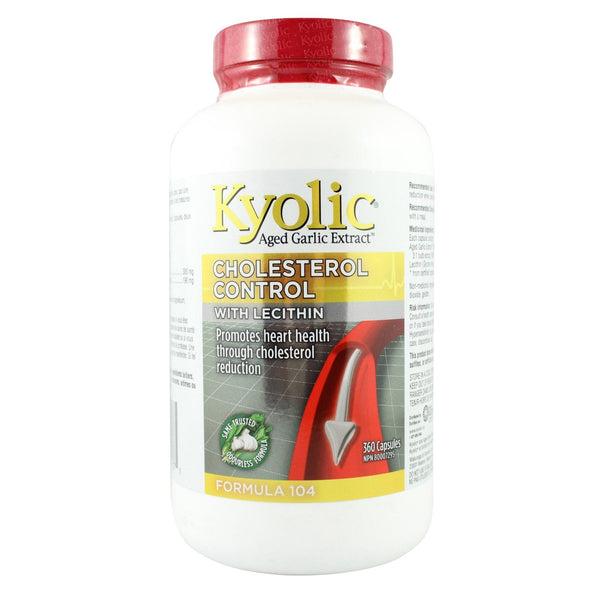 Kyolic Aged Garlic Extract Cholesterol Control 360 Capsules Image 1