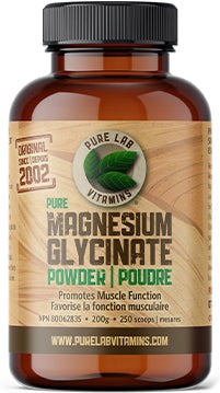 Pure Lab Vitamins Pure Magnesium Glycinate Powder (200 g)