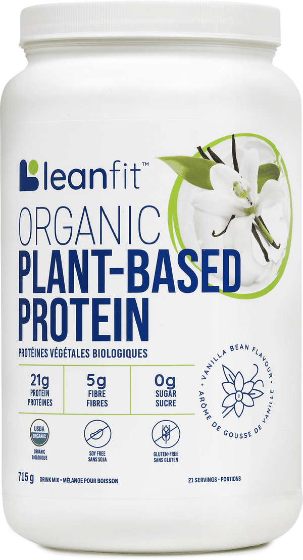 Leanfit Organic Plant-Based Protein - Vanilla Bean 715 g Image 1
