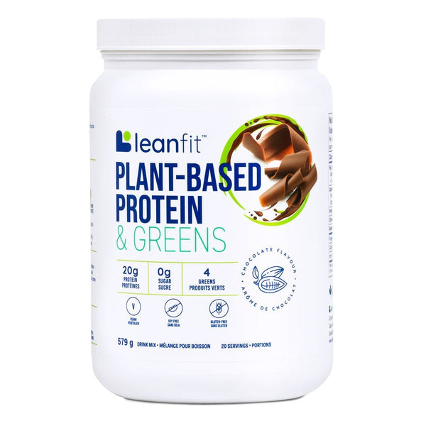 Leanfit Plant-Based Protein & Greens - Chocolate 579 g Image 1