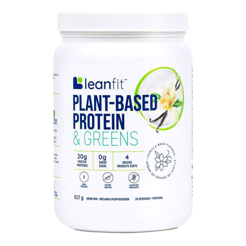 Leanfit Plant-Based Protein & Greens - Vanilla Bean 517 g Image 1