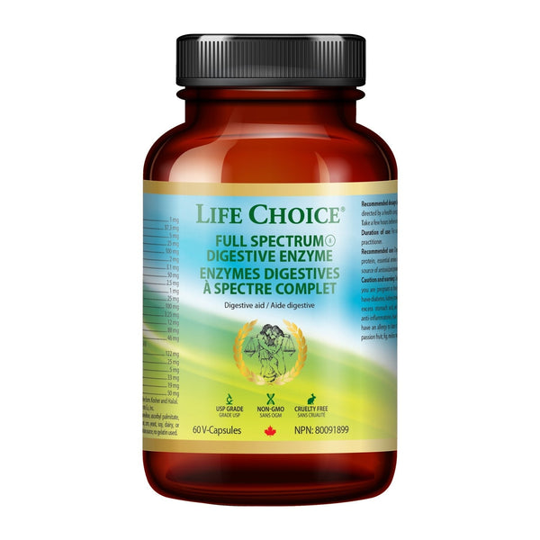 Life Choice Full Spectrum Digestive Enzyme 60 VCaps Image 1