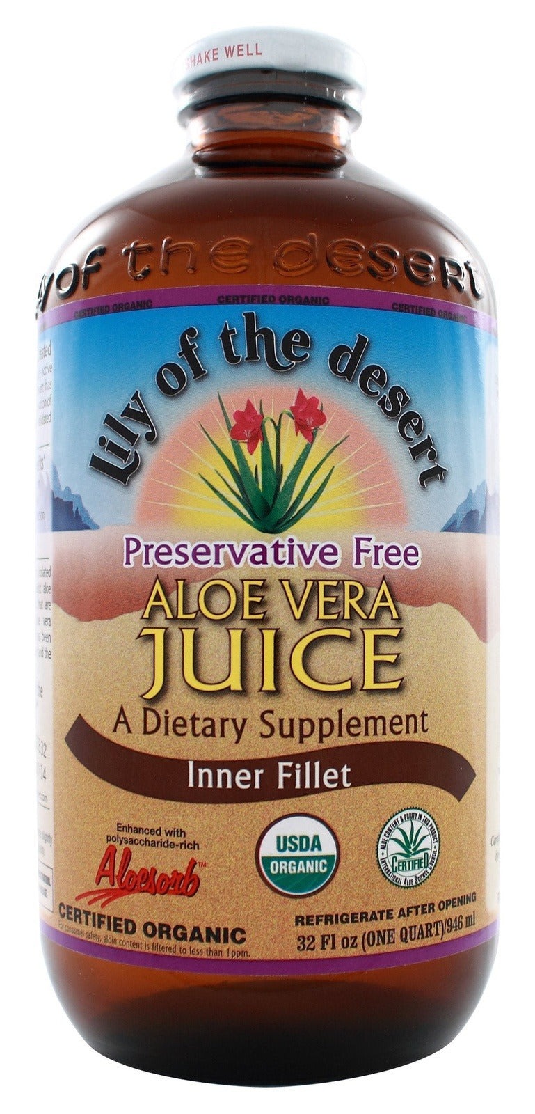 Buy Lily of the Desert Aloe Vera Juice Inner Fillet for 9.78