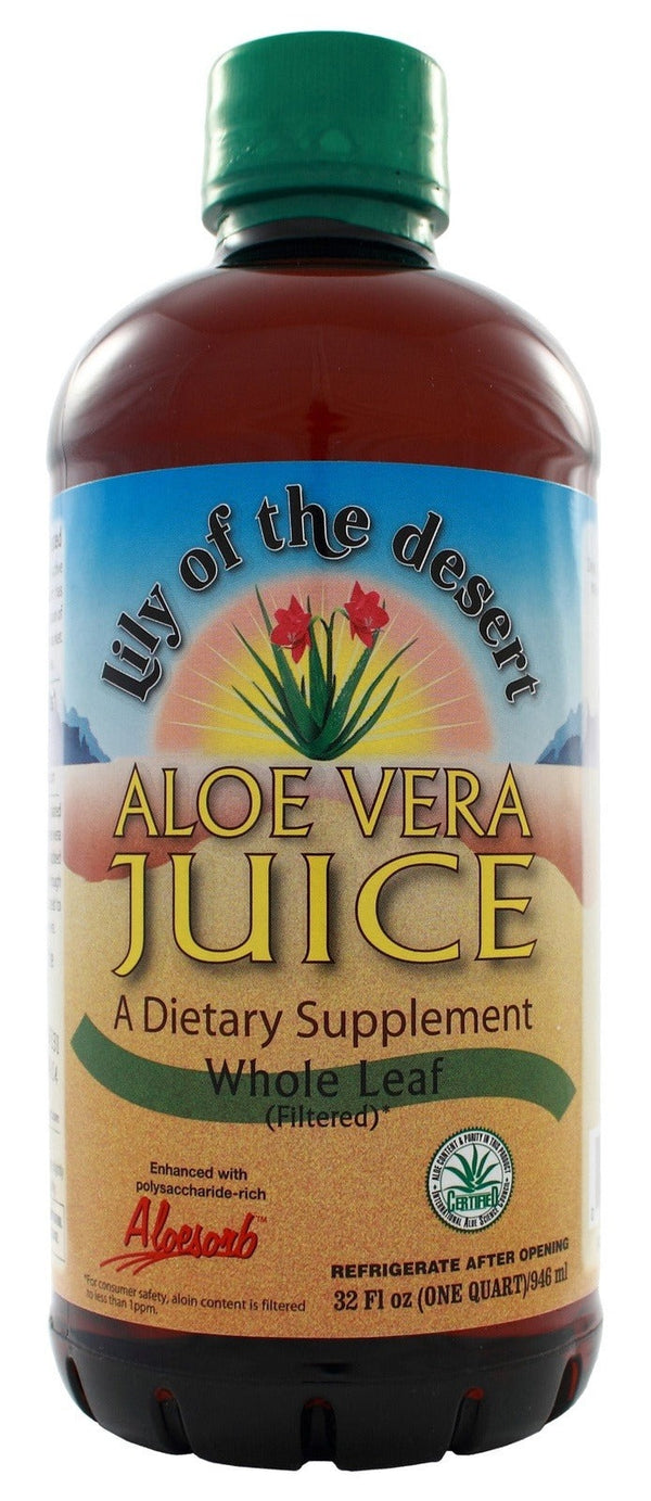 Lily of the Desert Aloe Vera Juice - Whole Leaf Plastic Bottle Image 1