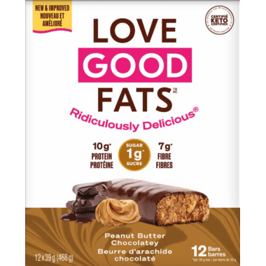 Love Good Fats Bars - Peanut Butter Chocolatey Image 2