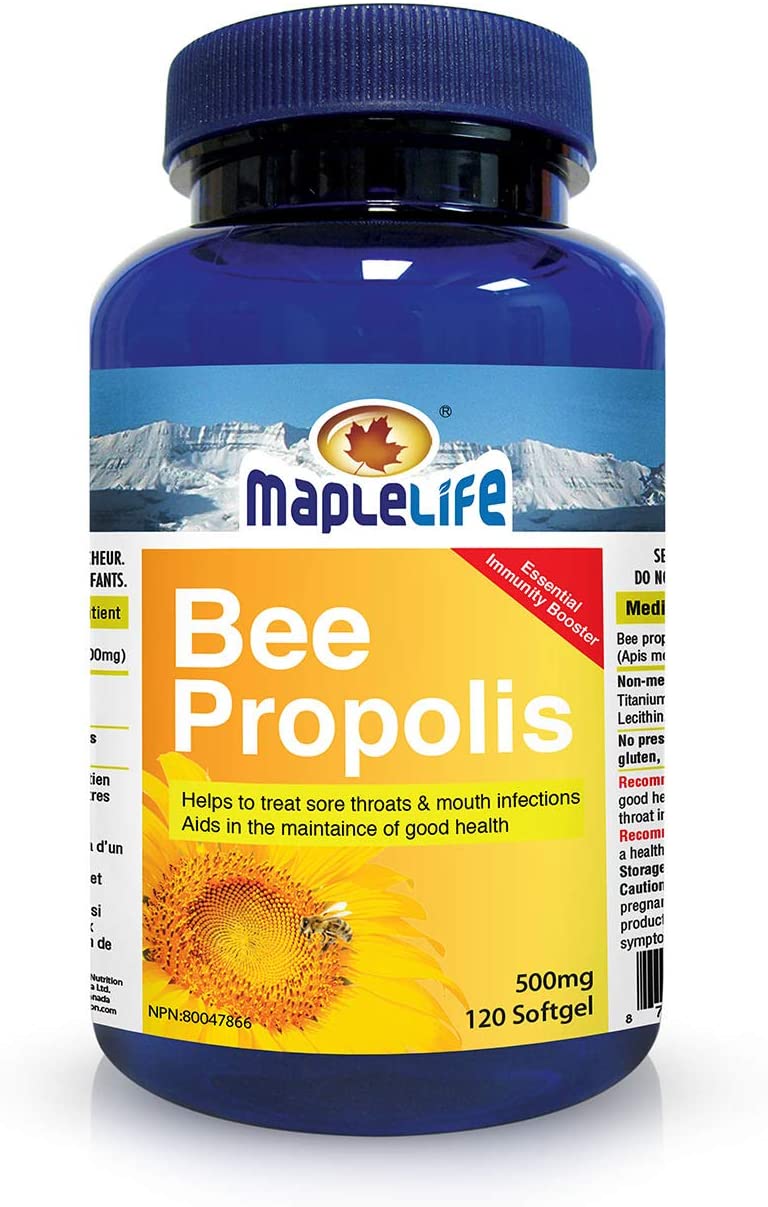 MapleLife Bee Propolis 500 mg 300 Softgels Image 1