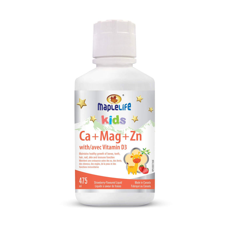 MapleLife Ca+Mag+Zn With Vitamin D3 - Strawberry 475 mL Image 1