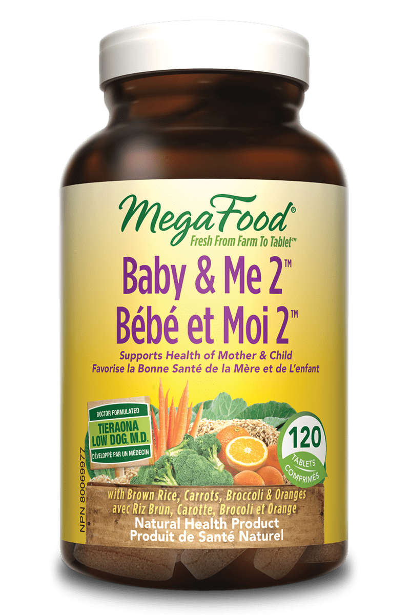 MegaFood Baby & Me 2 120 Tablets Image 1