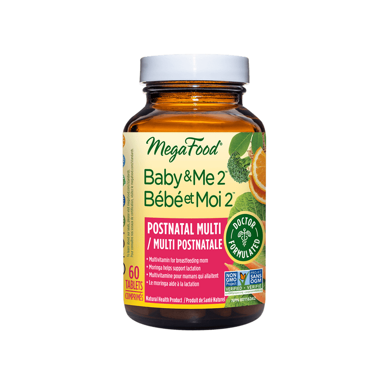 MegaFood Baby & Me 2 Postnatal Multi Tablets Image 1