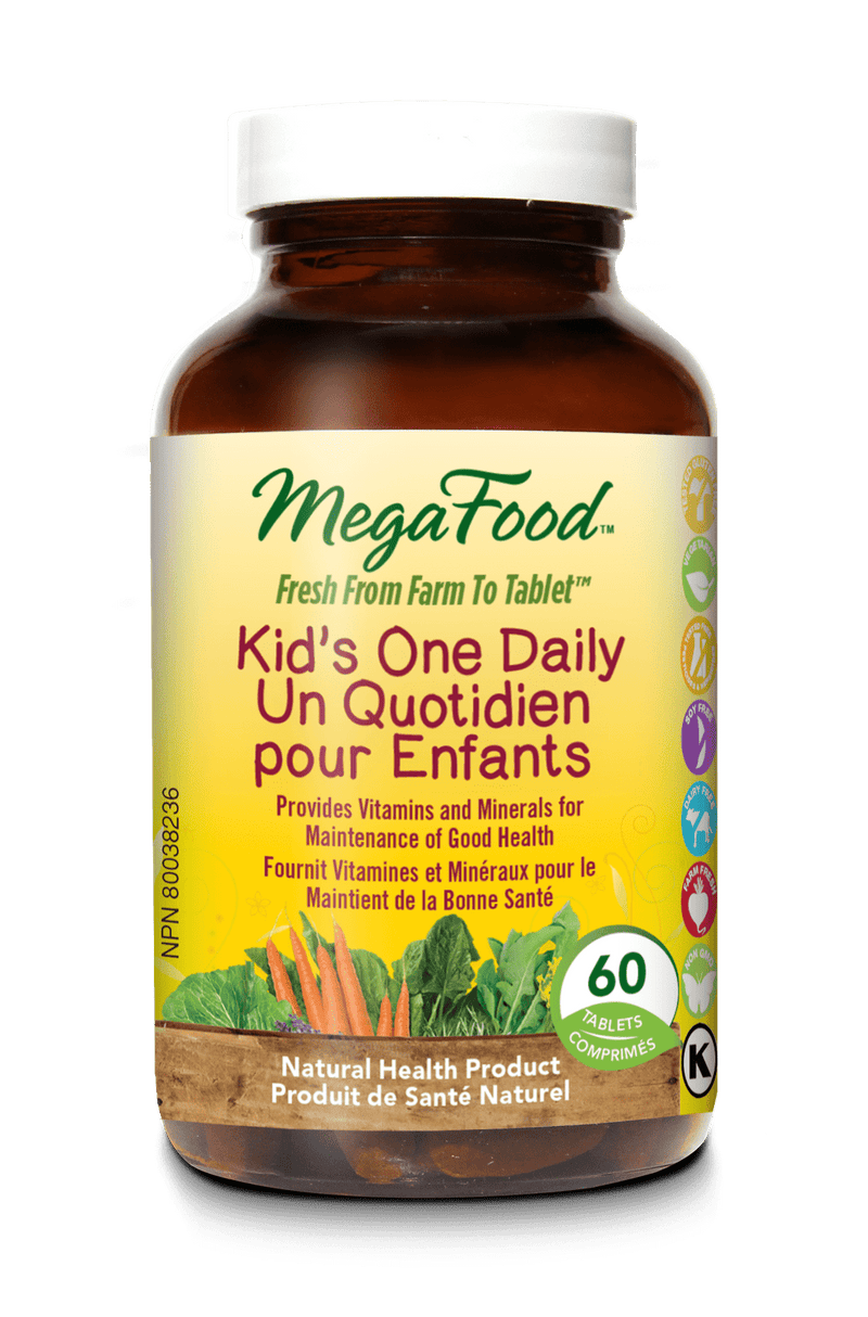 MegaFood Kid's One Daily 60 Tablets Image 1