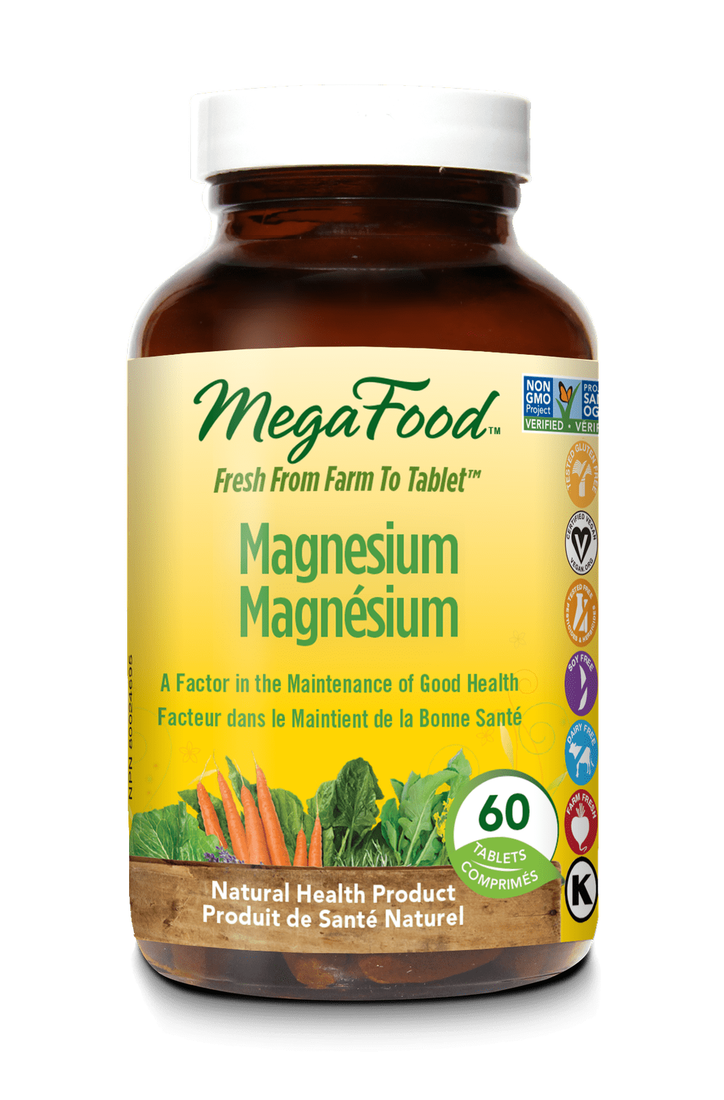 Buy MegaFood Magnesium (60 Tablets) for 43.48 CAD Vitasave