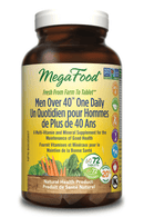 MegaFood Men Over 40 One Daily BONUS SIZE 72 Tablets Image 1