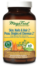 MegaFood Skin, Nails And Hair 2 60 Tablets Image 1