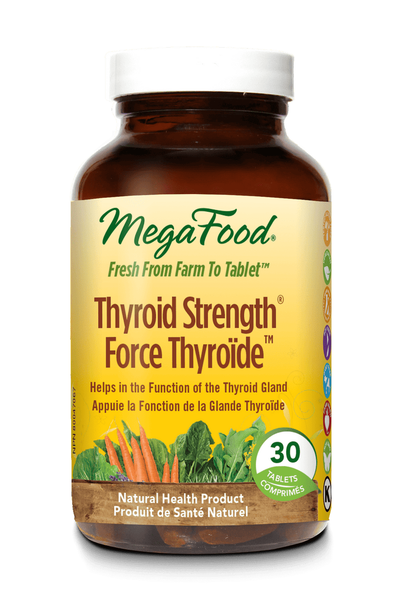 MegaFood Thyroid Strength 30 Tablets Image 1