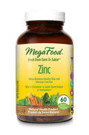 MegaFood Zinc 60 Tablets Image 1