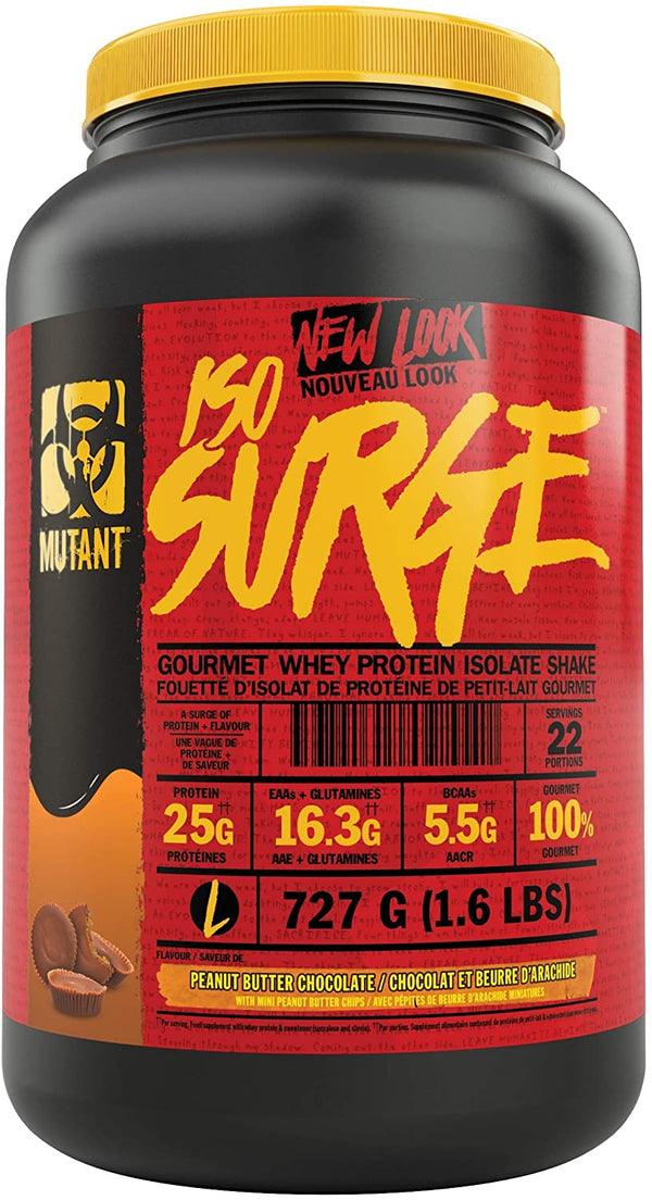 Mutant ISO SURGE Whey Protein Isolate - Peanut Butter Chocolate 1.6 lbs Image 1