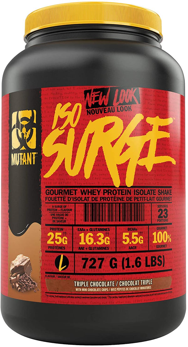 Mutant ISO SURGE Whey Protein Isolate - Triple Chocolate 1.6 lbs Image 1