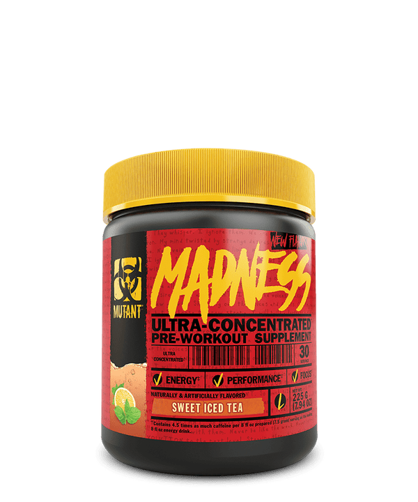 Mutant MADNESS Pre-Workout Supplement - Sweet Iced Tea 225 g Image 1